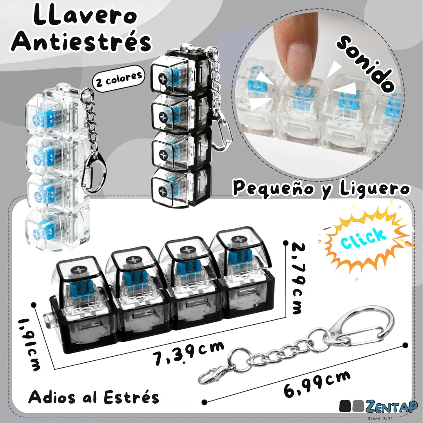 Llavero Mini Anti Estrés